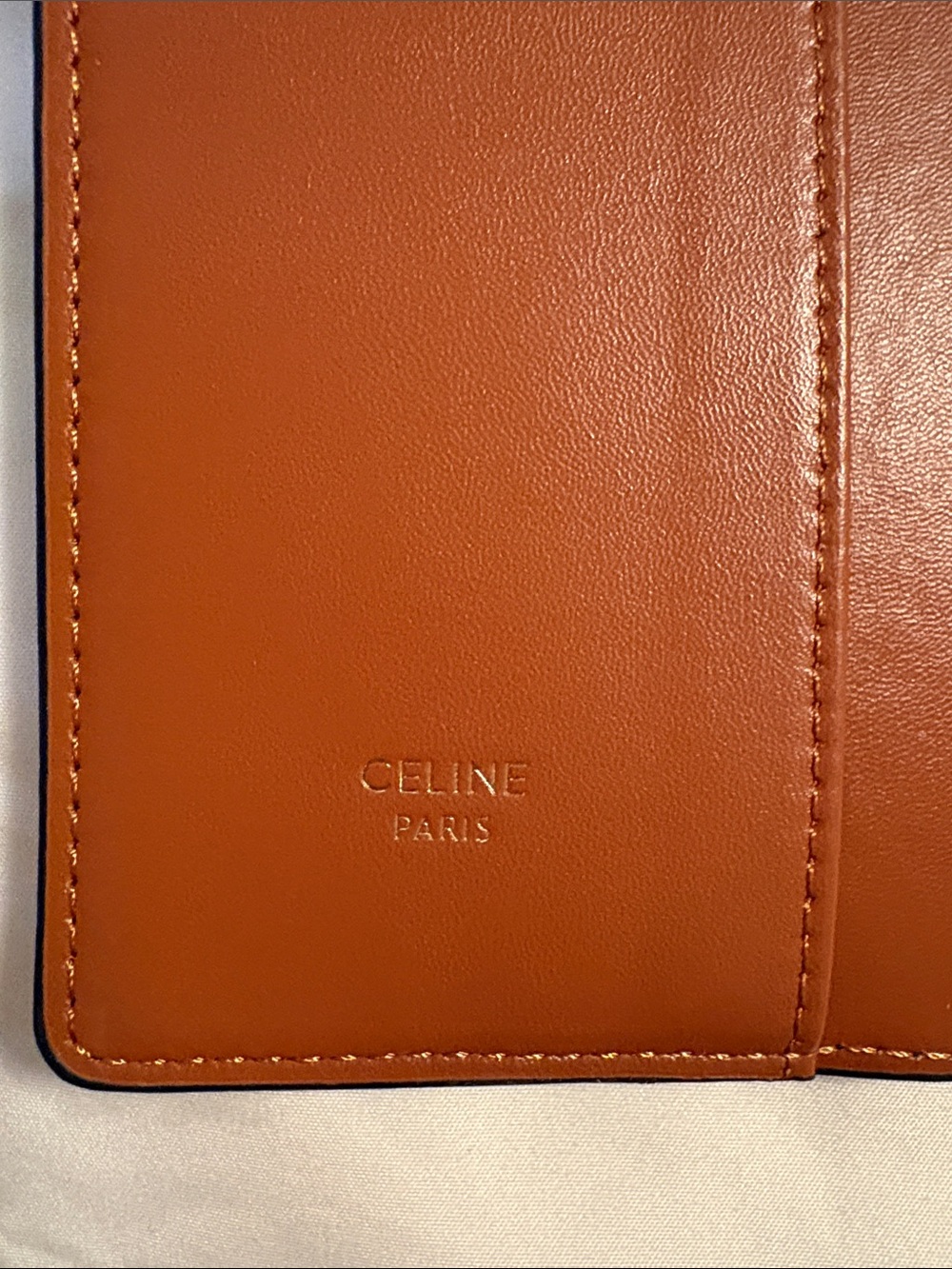 CELINE refillable notebook cover w/ starter blank notebook - Picture 6 of 9
